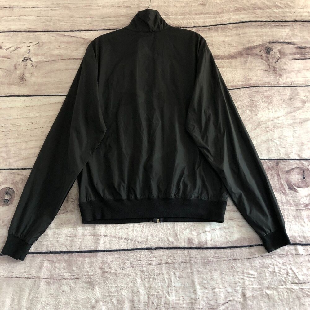 Rebel 8 Jacket Mens Medium Black Bomber Windbreaker Roosters Vintage - Picture 6 of 11